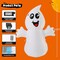 GOOSH 5 FT Halloween Inflatable Ghost Outdoor Decoration with Magic Light and Built-in LEDs